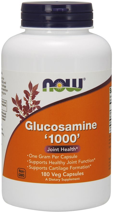 NOW Foods - Glukosamin 1000 + 180 vegetabiliska kapslar