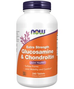 NOW Foods - Glukosamin och kondroitin i hög styrka + 240 tabletter
