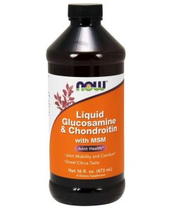 NOW Foods - Glukosamin och kondroitin med MSM flytande + 473 ml