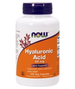 NOW Foods - Hyaluronsyra med MSM + 120 kapslar