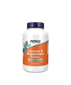 NOW Foods - Kalcium och magnesium mjuka gelkapslar