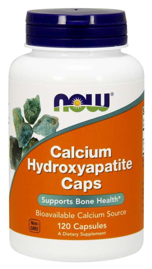 NOW Foods - Kalciumhydroxyapatit-kapslar + 120 kapslar