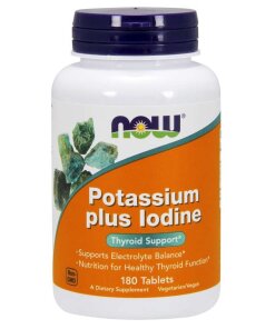 NOW Foods - Kalium + Jod 180 tabletter