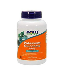 NOW Foods - Kaliumglukonat 99 mg + 250 tabletter