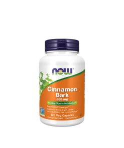 NOW Foods - Kanelbark 600 mg + 120 kapslar