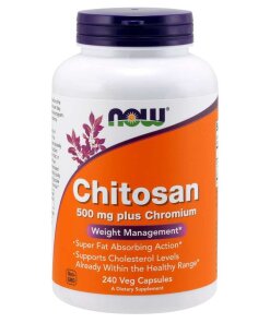 NOW Foods - Kitosan 500 mg + krom