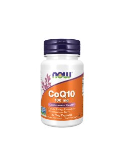 NOW Foods - Koenzym Q10 med hagtornsbär + 30 kapslar