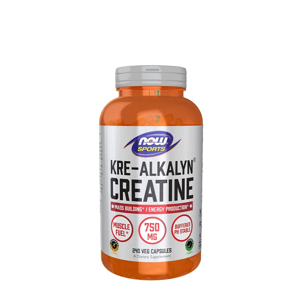 NOW Foods - Kre-Alkalyn Kreatin + 240 kapslar