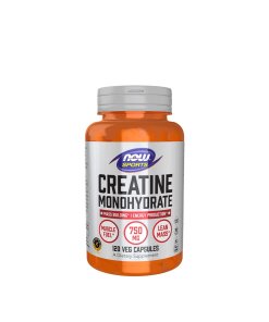 NOW Foods - Kreatinmonohydrat 750 mg + 120 vegetabiliska kapslar