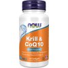 NOW Foods - Krillolja och CoQ10 + 60 mjuka gelkapslar
