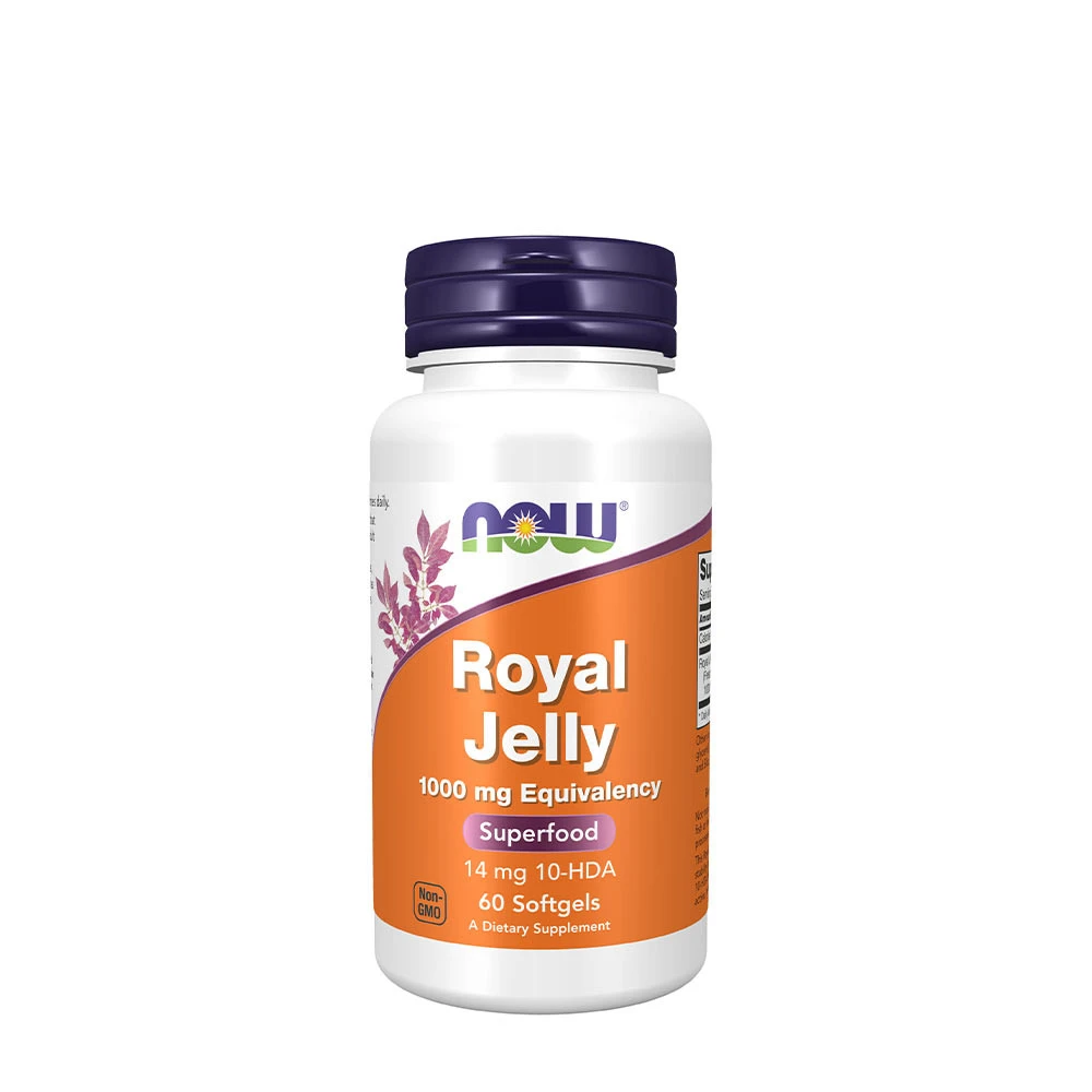 NOW Foods - Kungsgelé 1000 mg-ekvivalens + 60 mjukgelkapslar
