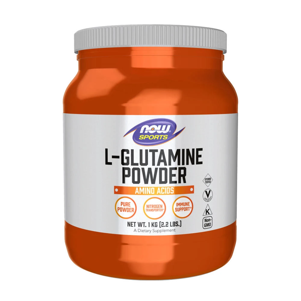 NOW Foods - L-glutaminpulver + 1000 g