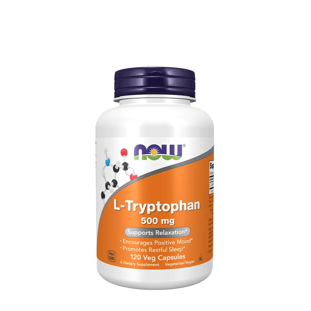 NOW Foods - L-tryptofan 500 mg + 120 kapslar