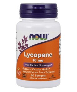 NOW Foods - Lykopen 10 mg + 60 mjuka gelkapslar