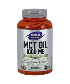 NOW Foods - MCT-olja 1000 mg + 150 mjuka kapslar