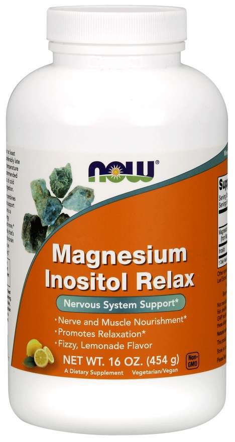 NOW Foods - Magnesium Inositol Relax Pulver + 454 g