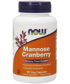 NOW Foods - Mannos Tranbär + 90 vegetabiliska kapslar