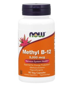 NOW Foods - Metyl B-12 5000 µg + 90 Vcaps