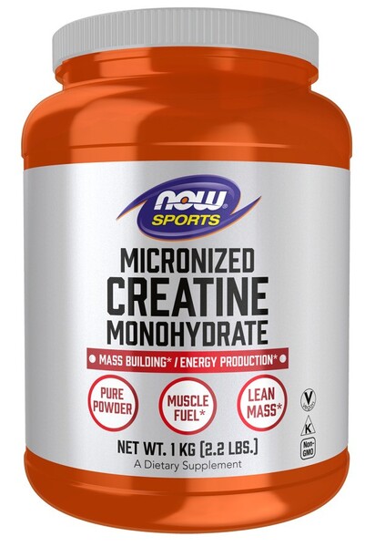 NOW Foods - Mikroniserad kreatinmonohydrat + 1000 g