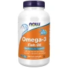 NOW Foods - Molekylärt destillerad Omega-3-fiskolja + 200 mjukgelkapslar