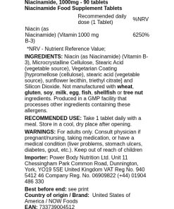 NOW Foods - Nikotinamid 1000 mg