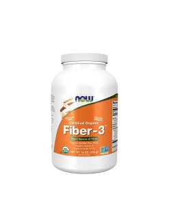 NOW Foods - Organisk Fiber-3 + 454 g