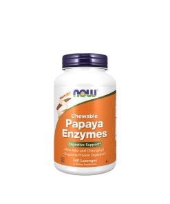 NOW Foods - Papayaenzymtuggtabletter + 360 st