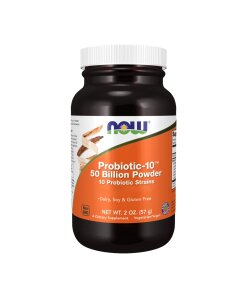 NOW Foods - Probiotic-10 50 miljarder pulver + 57 g