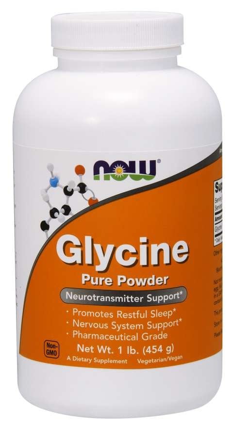 NOW Foods - Ren glycinpulver + 454g