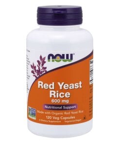 NOW Foods - Röd jäst ris 600 mg + 120 vegetariska kapslar