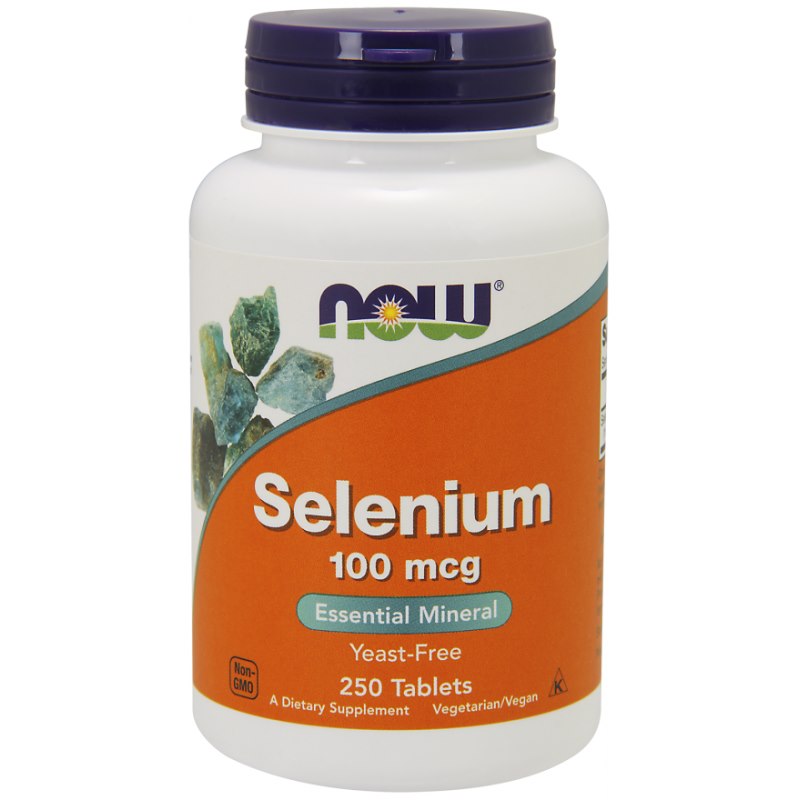 NOW Foods - Selen 100 µg + 250 tabletter