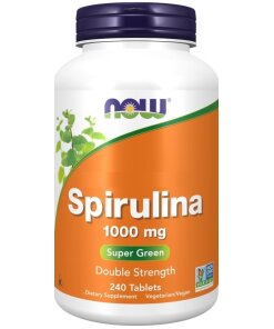 NOW Foods - Spirulina 1000 mg + 240 tabletter