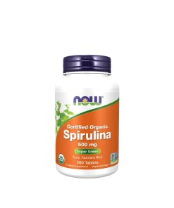 NOW Foods - Spirulina 500 mg + 200 tabletter