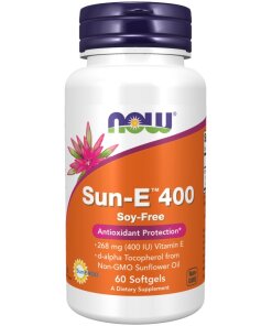 NOW Foods - Sun-E 400 IE + 60 mjuka gelkapslar
