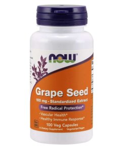 NOW Foods - Vindruvekärnextrakt standardiserat 100 mg + 100 kapslar