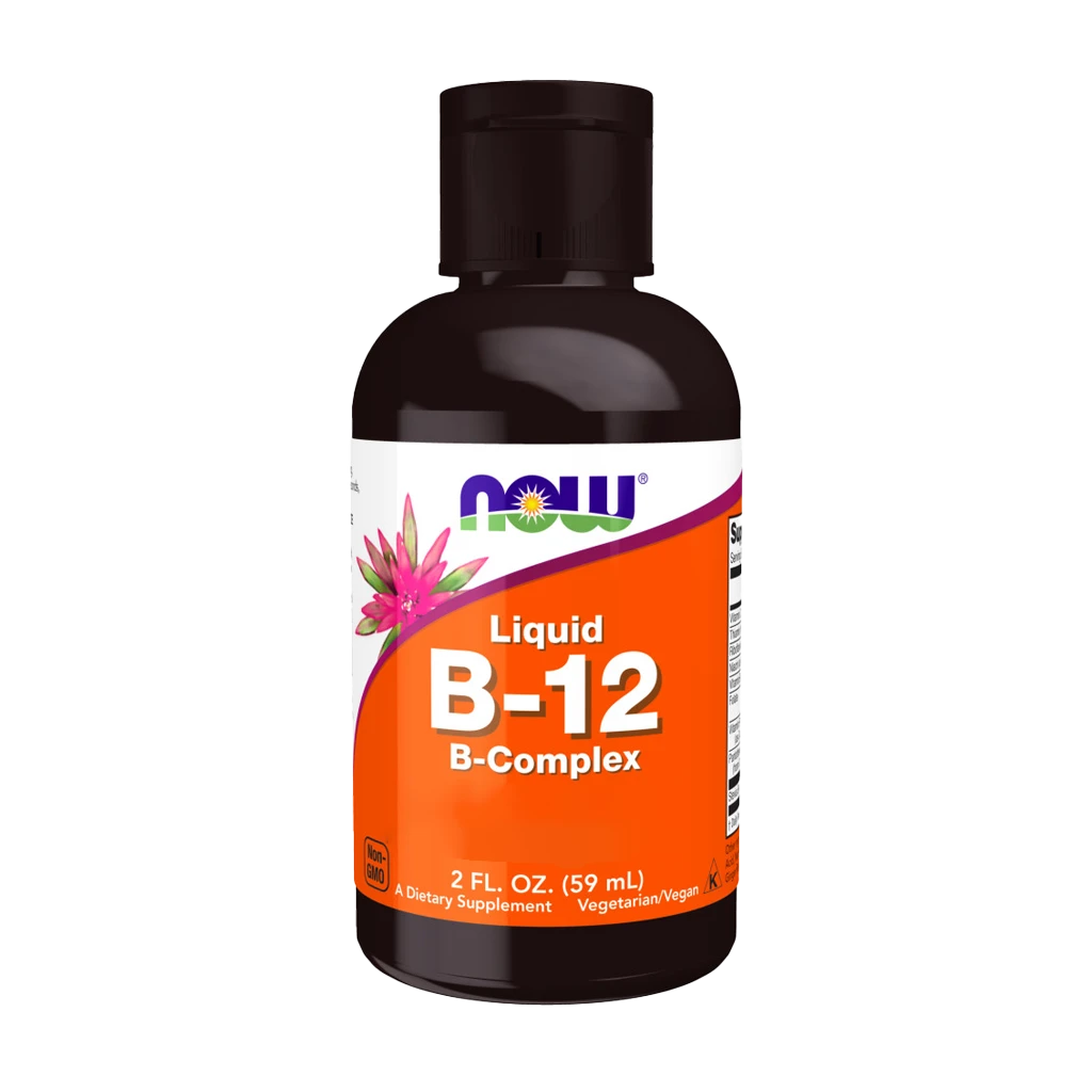 NOW Foods - Vitamin B-12 flytande komplex + 59 ml