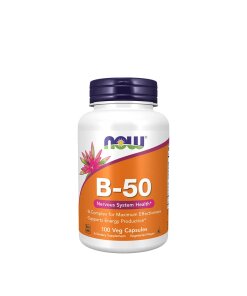 NOW Foods - Vitamin B-50 + 100 vegetariska kapslar