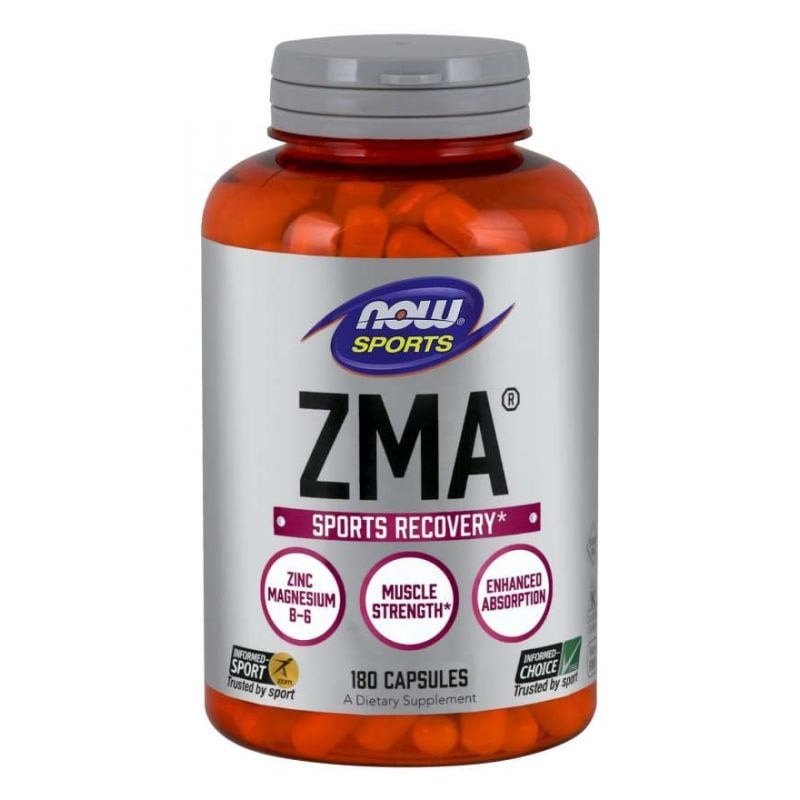 NOW Foods - ZMA Sportåterhämtning + 180 Vcaps