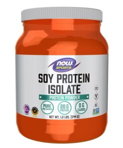 NOW Foods - osötat sojaproteinisolat + 544 g