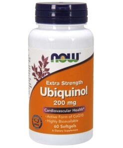 NOW Foods - ubiquinol 200 mg + 60 mjukgelkapslar