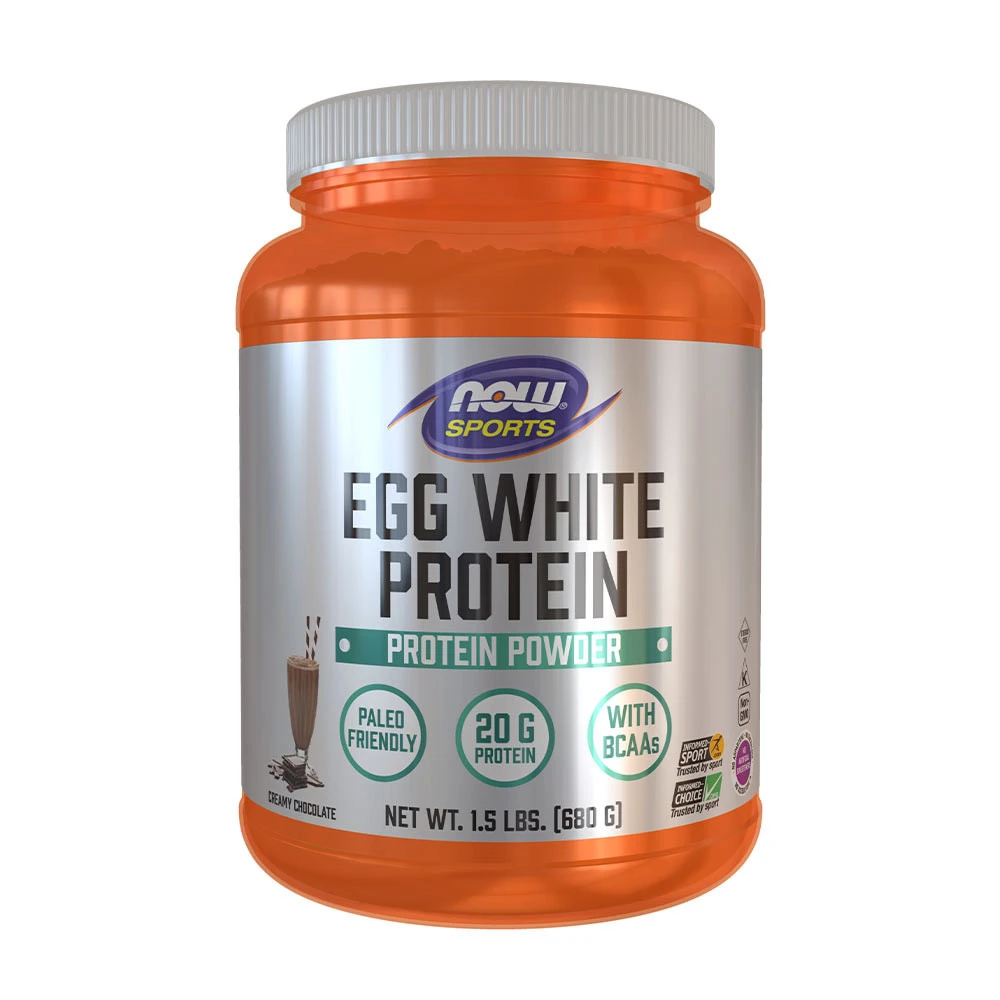 NOW Foods – Äggviteprotein med Krämig Chokladsmak
