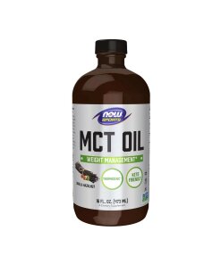 NOW Foods – MCT-olja Vanilj & Hasselnöt
