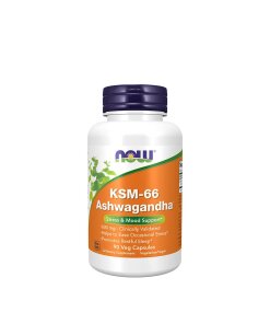NOW - KSM-66 Ashwagandha 300 mg + 90 vegetariska kapslar