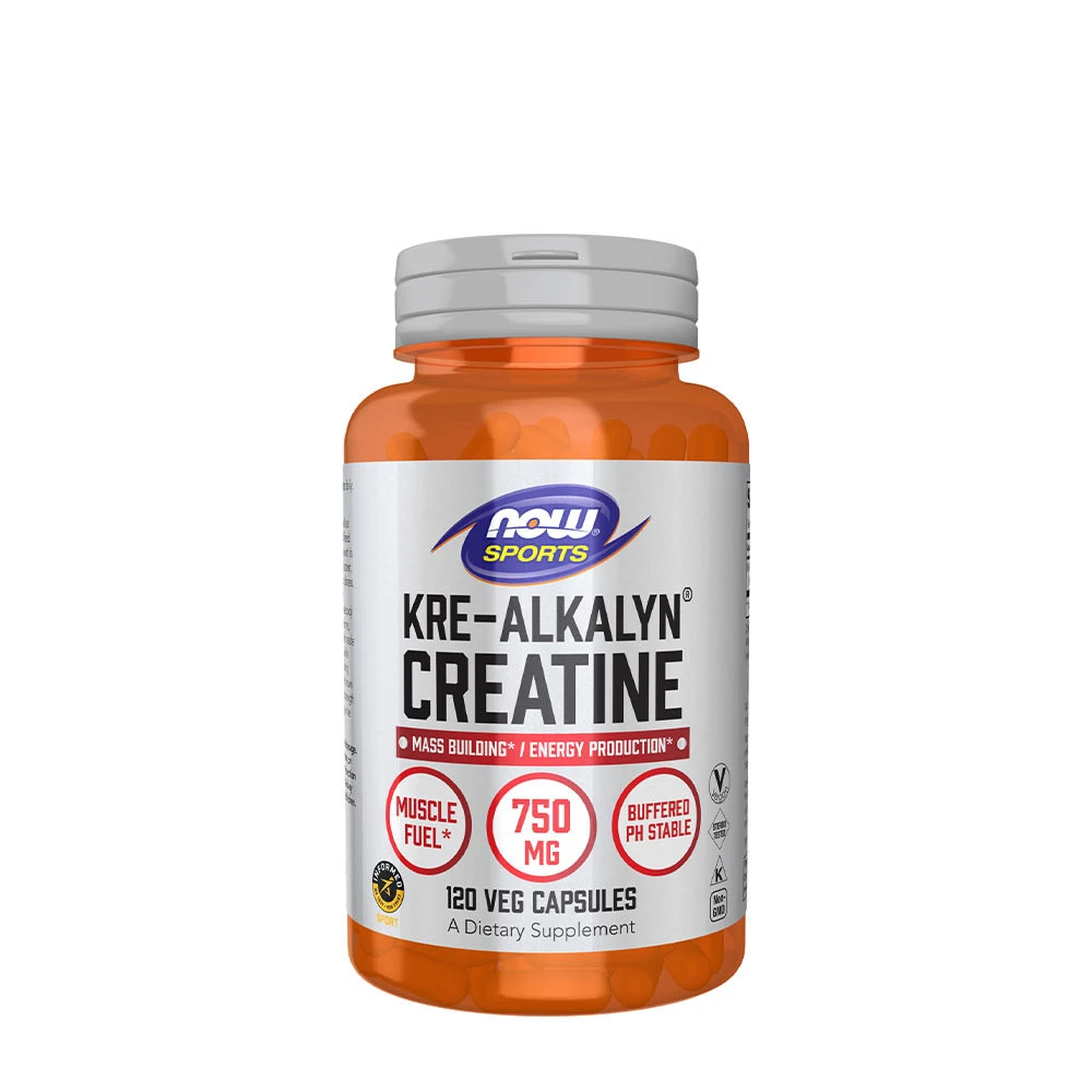 NOW - Kre-Alkalyn Creatine + 120 vegetariska kapslar