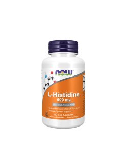 NOW - L-histidin 600 mg + 60 vegetariska kapslar