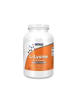 NOW - L-lysinpulver 1000 mg + 454 g