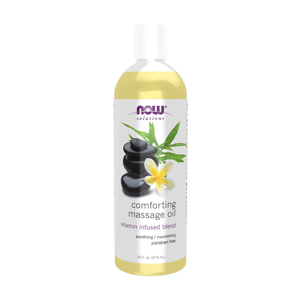 NOW - Lugnande massageolja + 473 ml