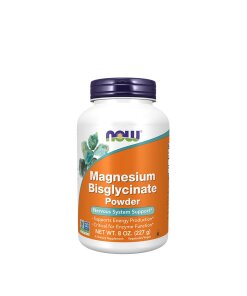 NOW - Magnesiumbisglycinatpulver + 227 g