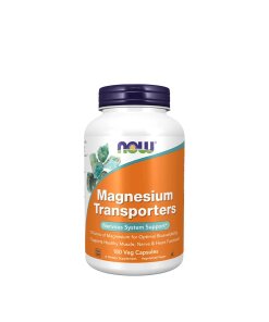NOW - Magnesiumtransportörer + 180 vegetabiliska kapslar