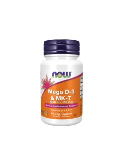 NOW - Mega D-3 och MK-7 + 60 vegetariska kapslar